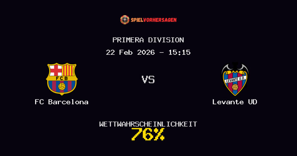 FC Barcelona vs Levante UD Spielvorhersage - Primera Division - Wett-Tipps