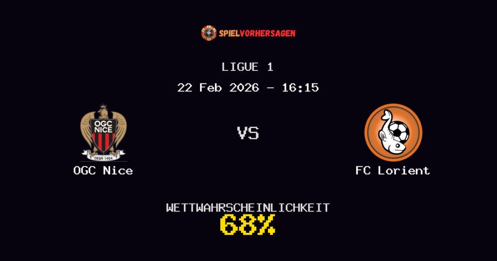 OGC Nice vs FC Lorient Spielvorhersage - Ligue 1 - Wett-Tipps