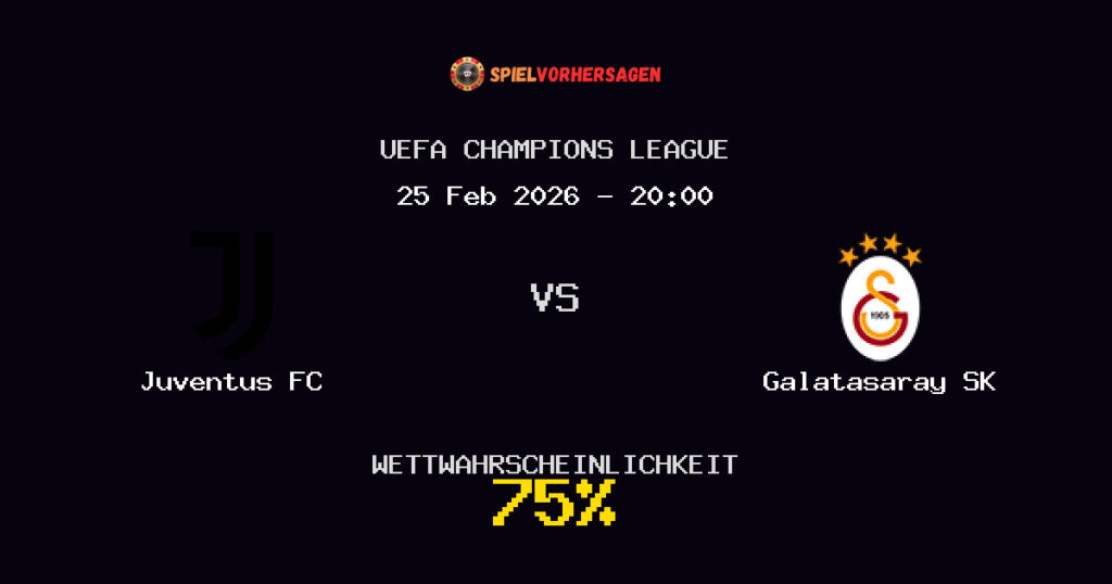 Juventus FC vs Galatasaray SK Spielvorhersage - UEFA Champions League - Wett-Tipps