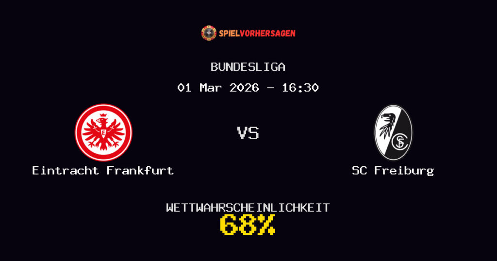Eintracht Frankfurt vs SC Freiburg Spielvorhersage - Bundesliga - Wett-Tipps