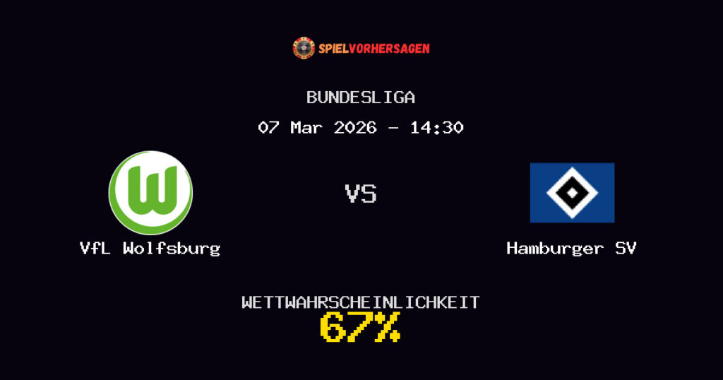 VfL Wolfsburg vs Hamburger SV Spielvorhersage - Bundesliga - Wett-Tipps