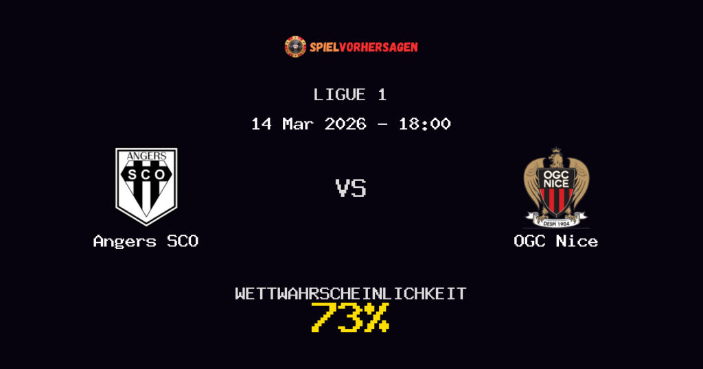 Angers SCO vs OGC Nice Spielvorhersage - Ligue 1 - Wett-Tipps
