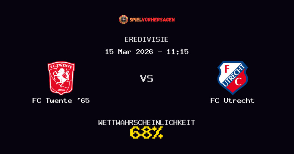 FC Twente '65 vs FC Utrecht Spielvorhersage - Eredivisie - Wett-Tipps