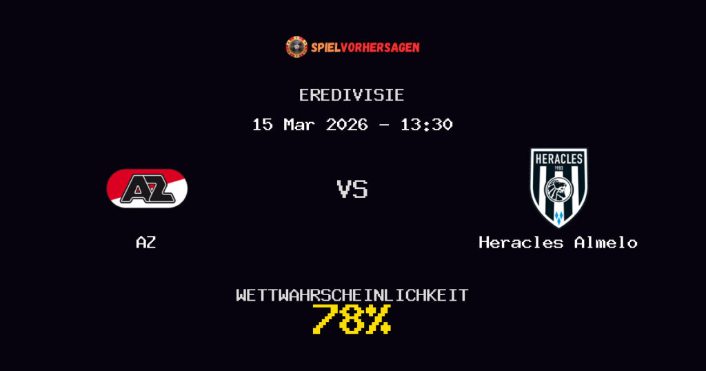 AZ vs Heracles Almelo Spielvorhersage - Eredivisie - Wett-Tipps