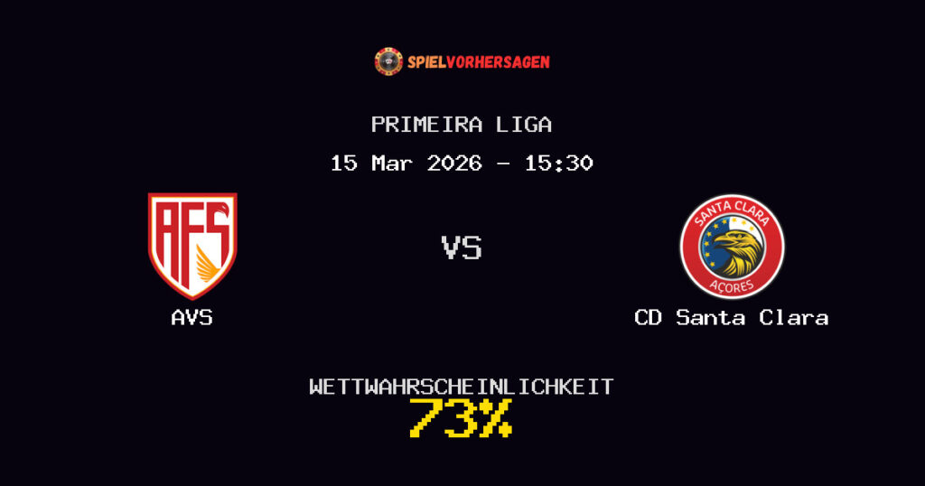 AVS vs CD Santa Clara Spielvorhersage - Primeira Liga - Wett-Tipps