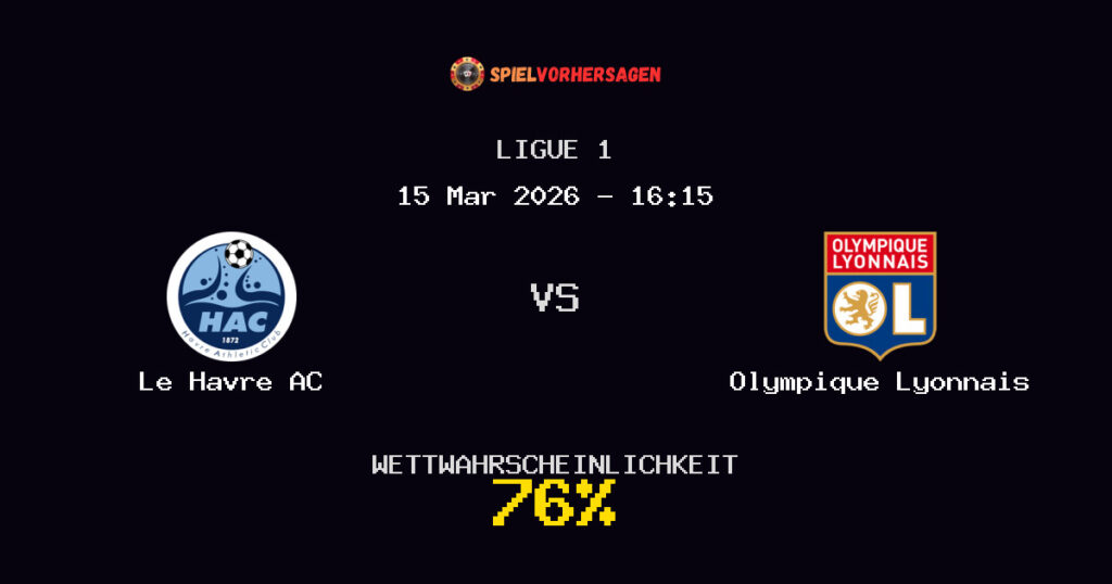 Le Havre AC vs Olympique Lyonnais Spielvorhersage - Ligue 1 - Wett-Tipps