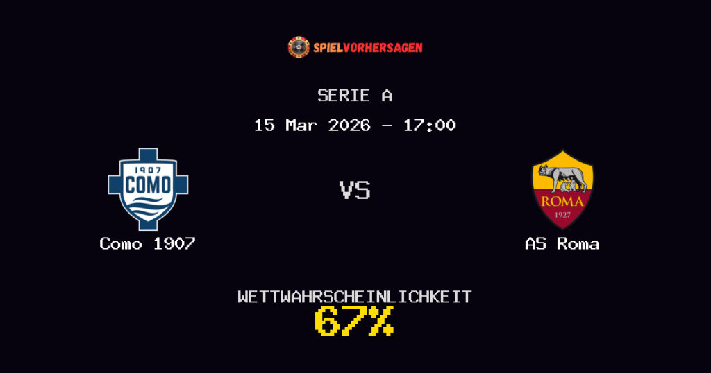 Como 1907 vs AS Roma Spielvorhersage - Serie A - Wett-Tipps