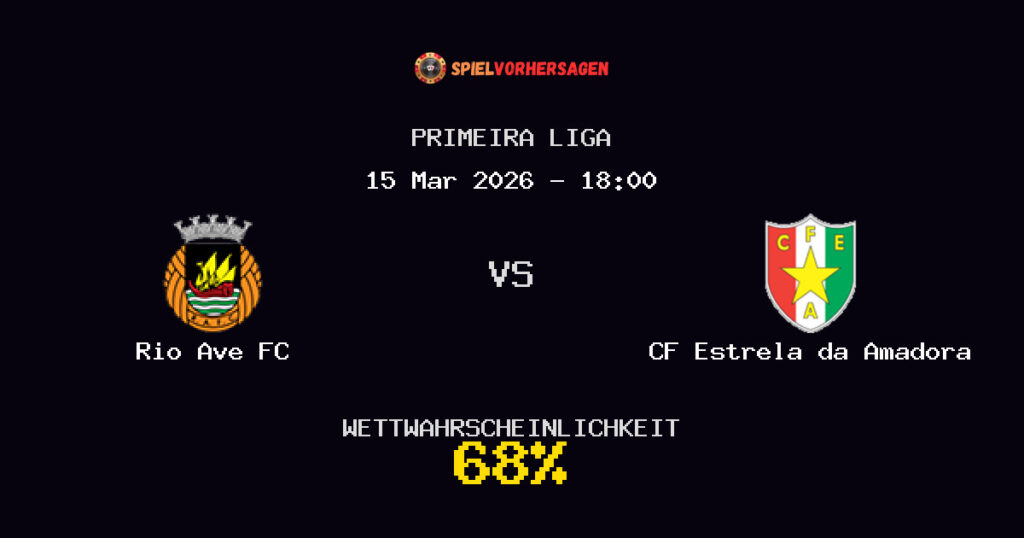 Rio Ave FC vs CF Estrela da Amadora Spielvorhersage - Primeira Liga - Wett-Tipps