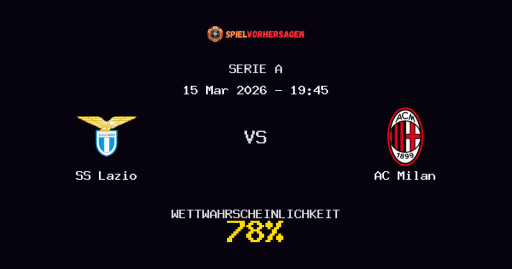 SS Lazio vs AC Milan Spielvorhersage - Serie A - Wett-Tipps