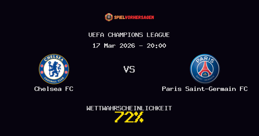 Chelsea FC vs Paris Saint-Germain FC Spielvorhersage - UEFA Champions League - Wett-Tipps