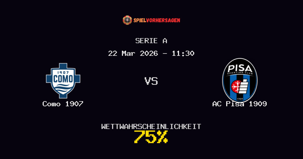 Como 1907 vs AC Pisa 1909 Spielvorhersage - Serie A - Wett-Tipps