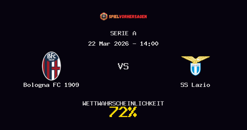 Bologna FC 1909 vs SS Lazio Spielvorhersage - Serie A - Wett-Tipps
