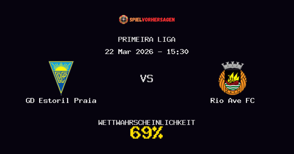 GD Estoril Praia vs Rio Ave FC Spielvorhersage - Primeira Liga - Wett-Tipps