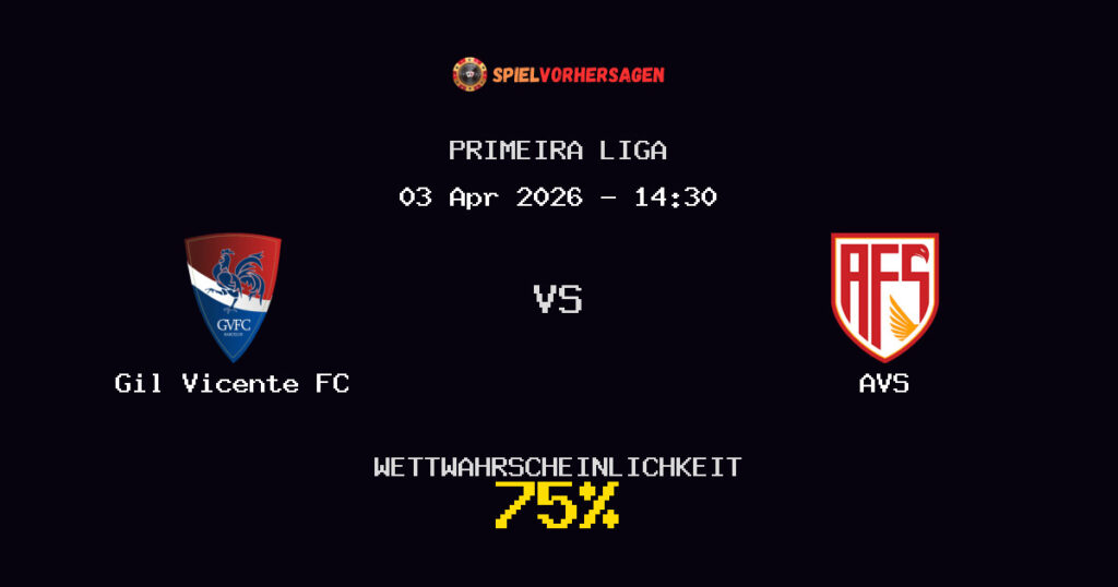 Gil Vicente FC vs AVS Spielvorhersage - Primeira Liga - Wett-Tipps
