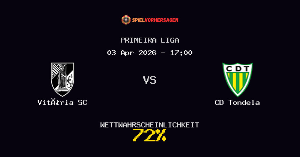 Vitória SC vs CD Tondela Spielvorhersage - Primeira Liga - Wett-Tipps