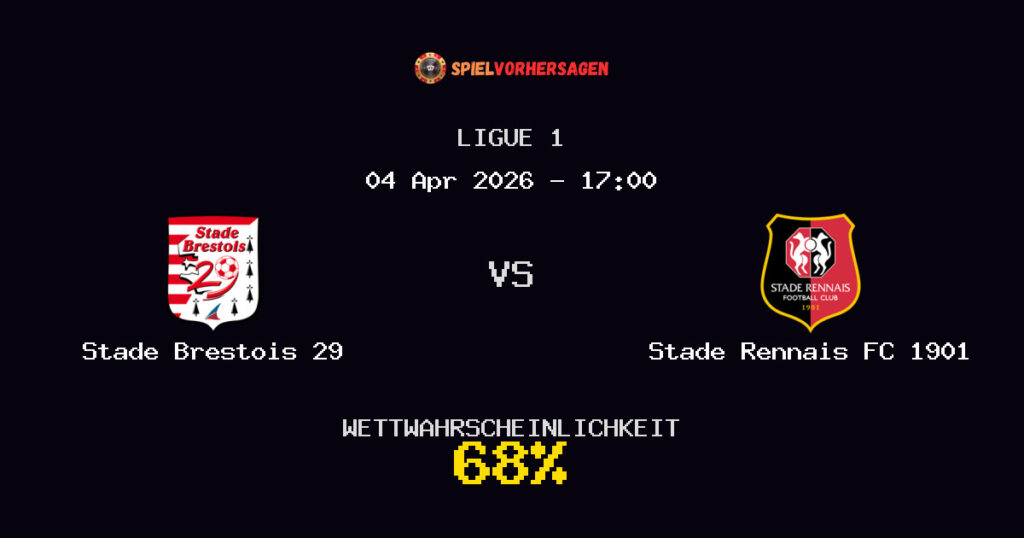 Stade Brestois 29 vs Stade Rennais FC 1901 Spielvorhersage - Ligue 1 - Wett-Tipps