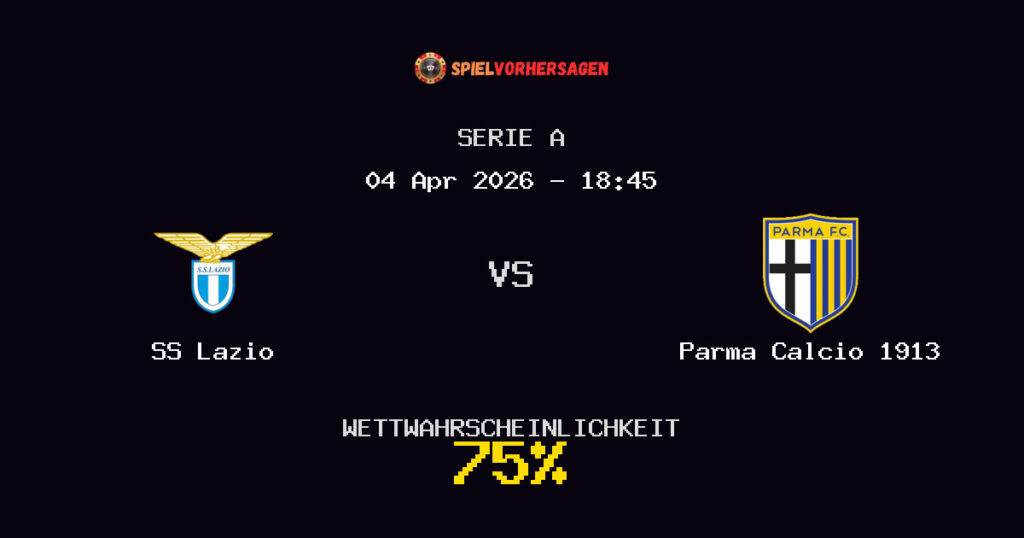 SS Lazio vs Parma Calcio 1913 Spielvorhersage - Serie A - Wett-Tipps