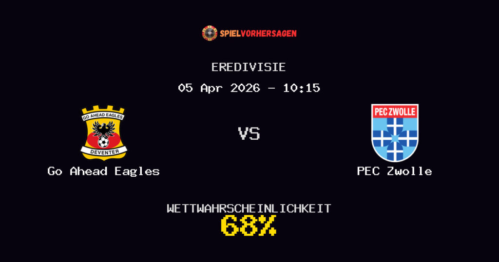 Go Ahead Eagles vs PEC Zwolle Spielvorhersage - Eredivisie - Wett-Tipps