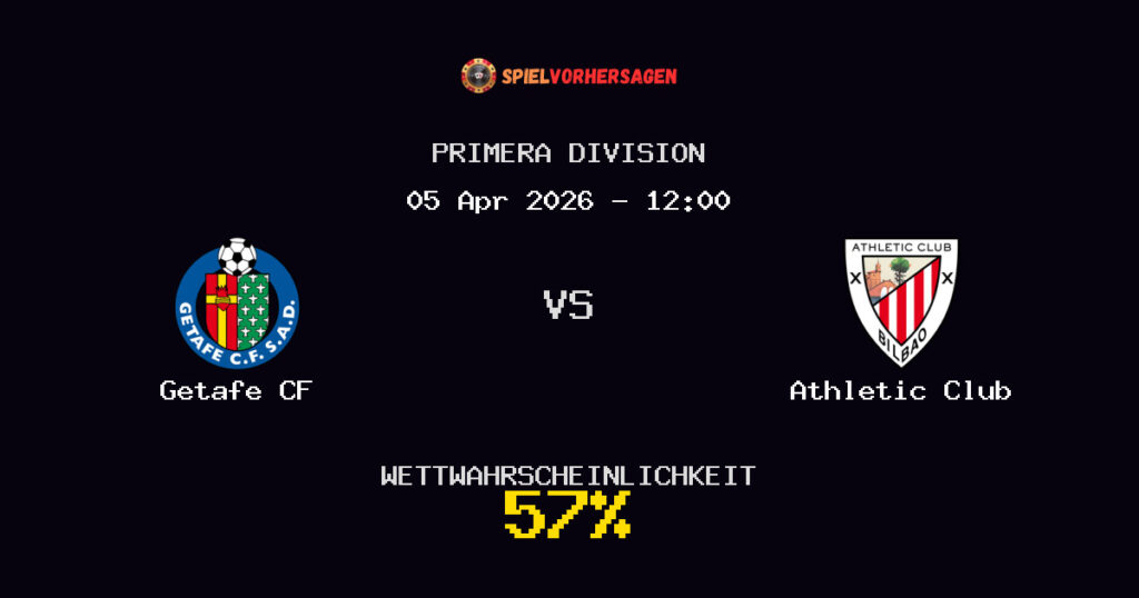 Getafe CF vs Athletic Club Spielvorhersage - Primera Division - Wett-Tipps