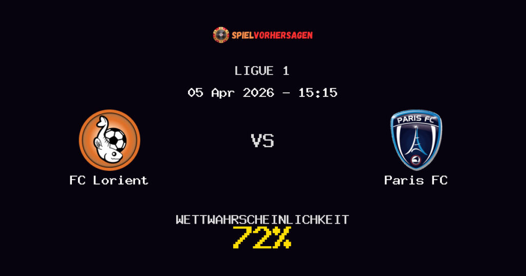 FC Lorient vs Paris FC Spielvorhersage - Ligue 1 - Wett-Tipps