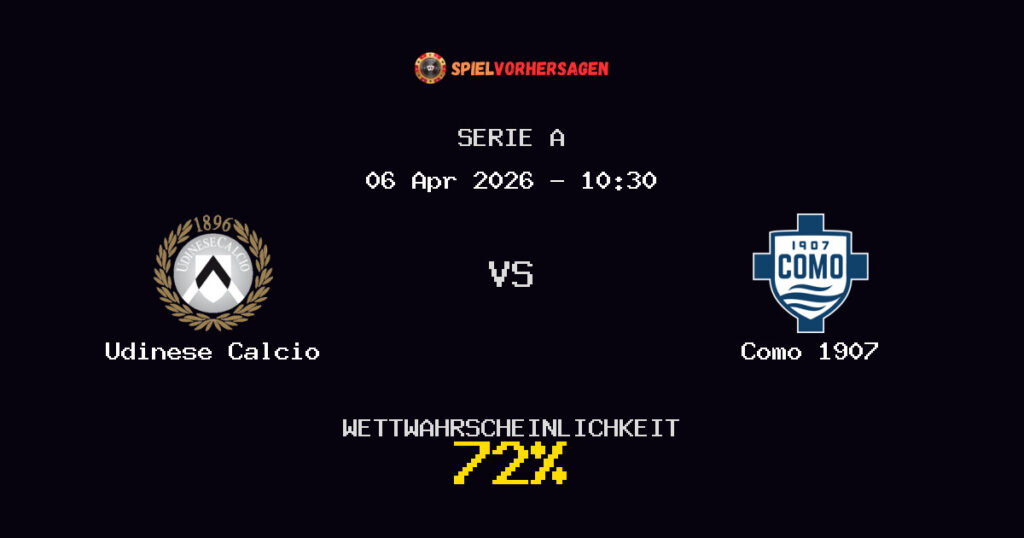 Udinese Calcio vs Como 1907 Spielvorhersage - Serie A - Wett-Tipps