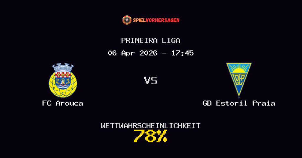 FC Arouca vs GD Estoril Praia Spielvorhersage - Primeira Liga - Wett-Tipps