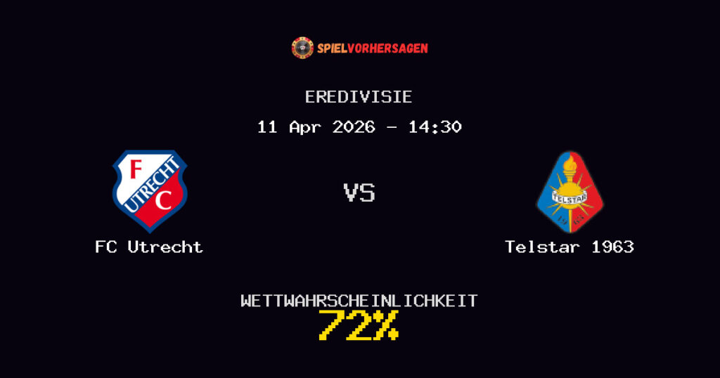 FC Utrecht vs Telstar 1963 Spielvorhersage - Eredivisie - Wett-Tipps