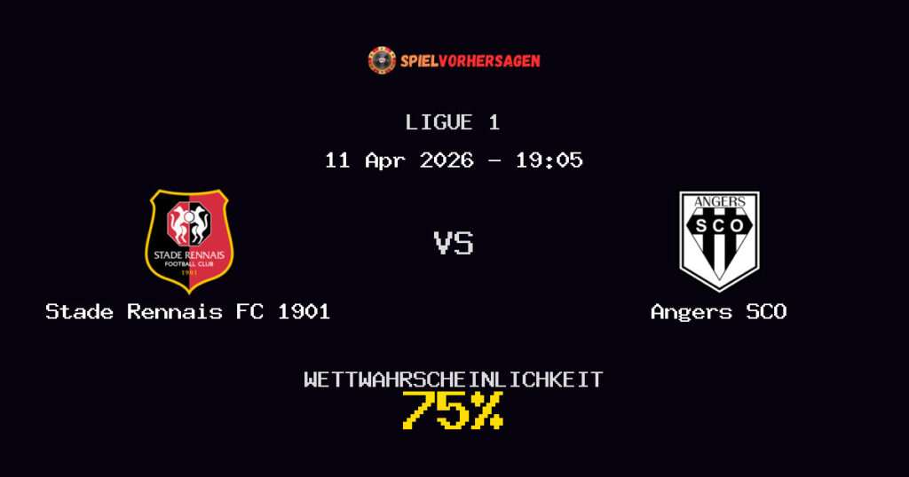 Stade Rennais FC 1901 vs Angers SCO Spielvorhersage - Ligue 1 - Wett-Tipps