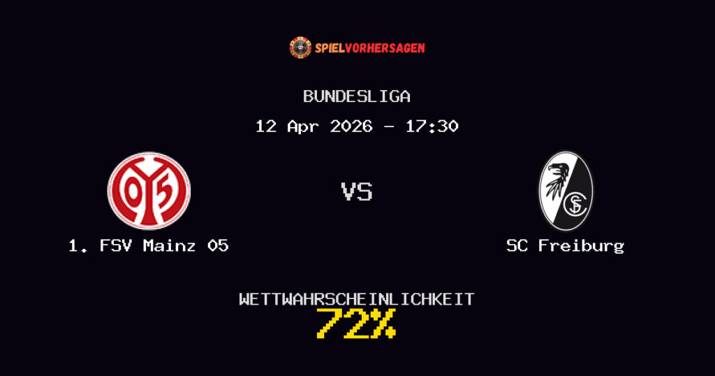 1. FSV Mainz 05 vs SC Freiburg Spielvorhersage - Bundesliga - Wett-Tipps