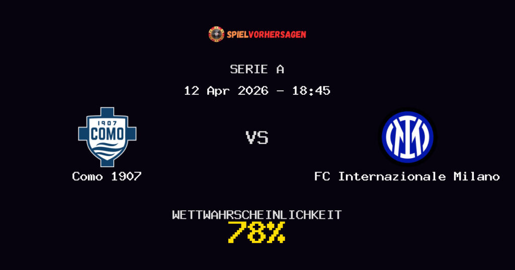 Como 1907 vs FC Internazionale Milano Spielvorhersage - Serie A - Wett-Tipps