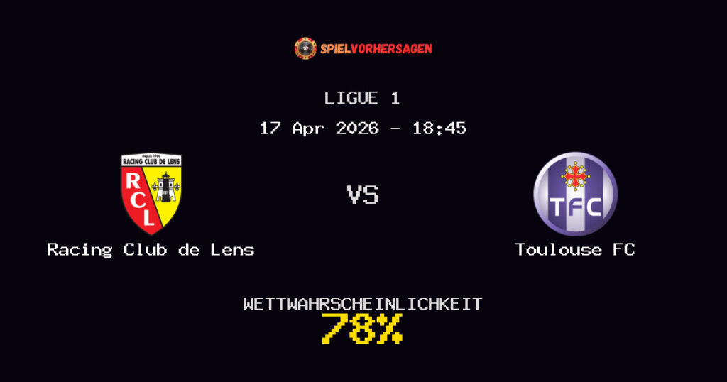 Racing Club de Lens vs Toulouse FC Spielvorhersage - Ligue 1 - Wett-Tipps