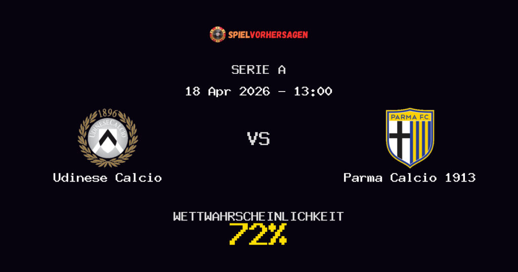 Udinese Calcio vs Parma Calcio 1913 Spielvorhersage - Serie A - Wett-Tipps
