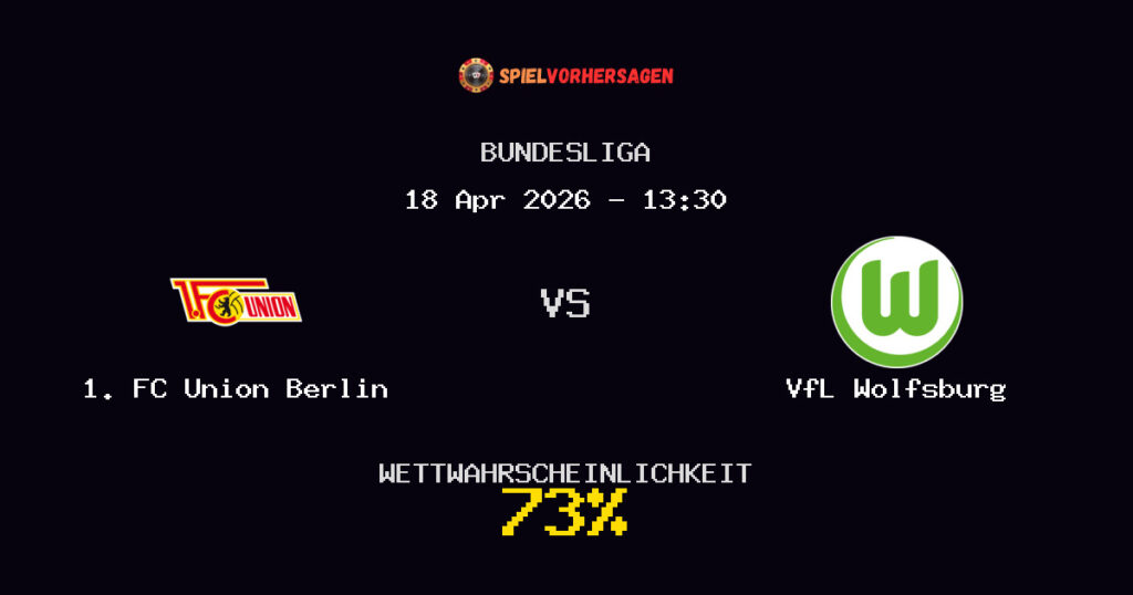 1. FC Union Berlin vs VfL Wolfsburg Spielvorhersage - Bundesliga - Wett-Tipps