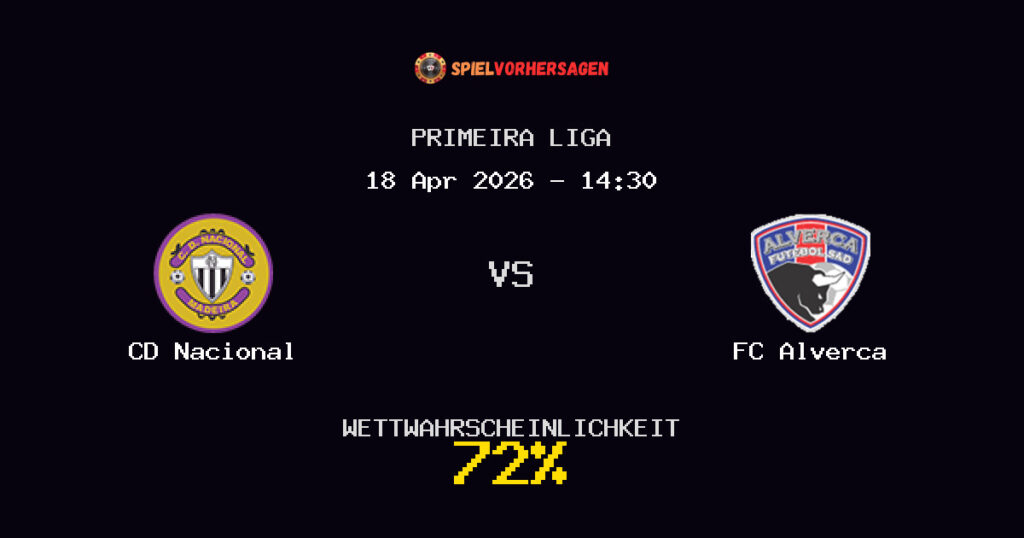 CD Nacional vs FC Alverca Spielvorhersage - Primeira Liga - Wett-Tipps