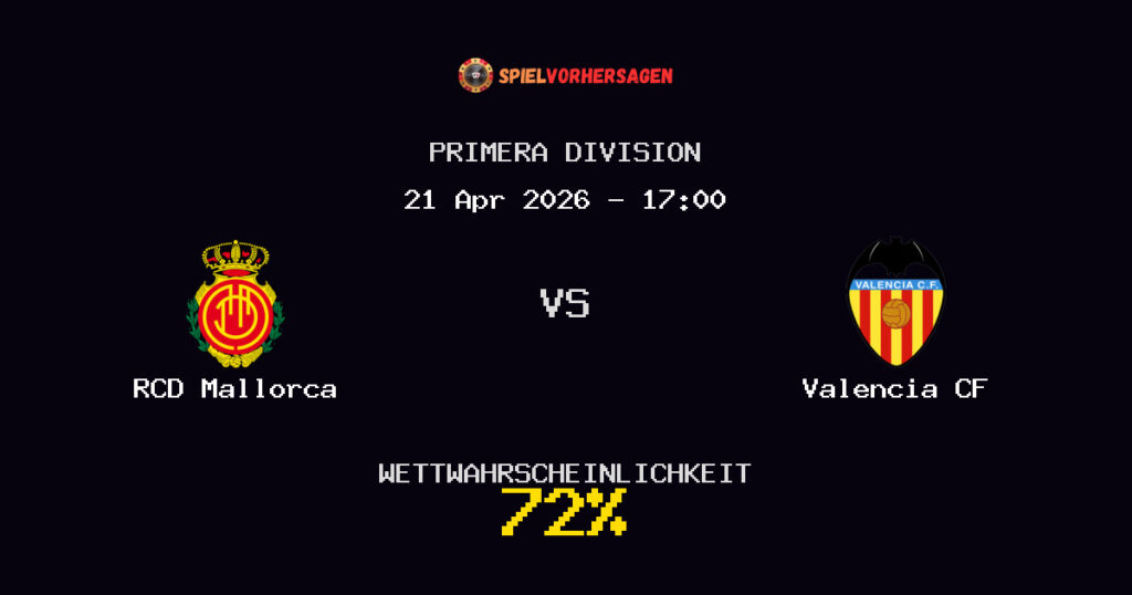 RCD Mallorca vs Valencia CF Spielvorhersage - Primera Division - Wett-Tipps