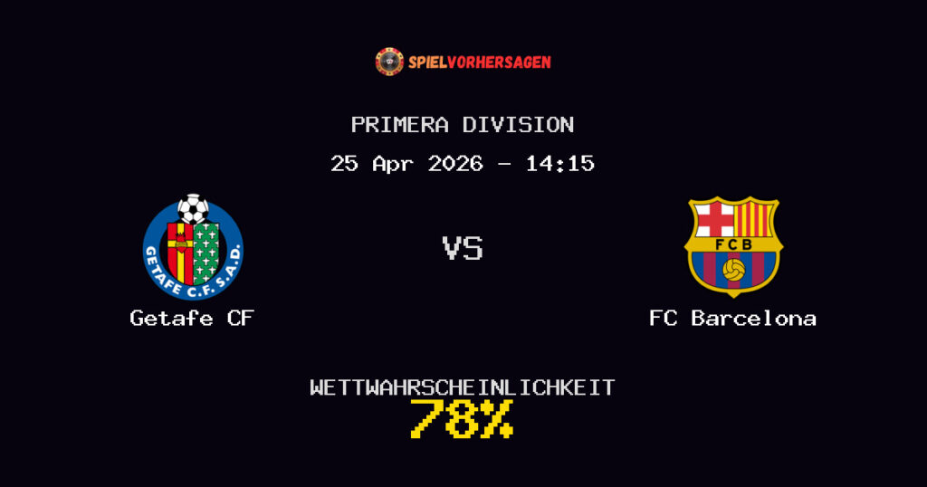 Getafe CF vs FC Barcelona Spielvorhersage - Primera Division - Wett-Tipps