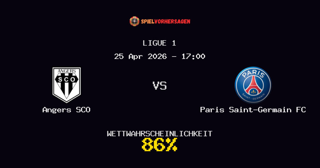 Angers SCO vs Paris Saint-Germain FC Spielvorhersage - Ligue 1 - Wett-Tipps