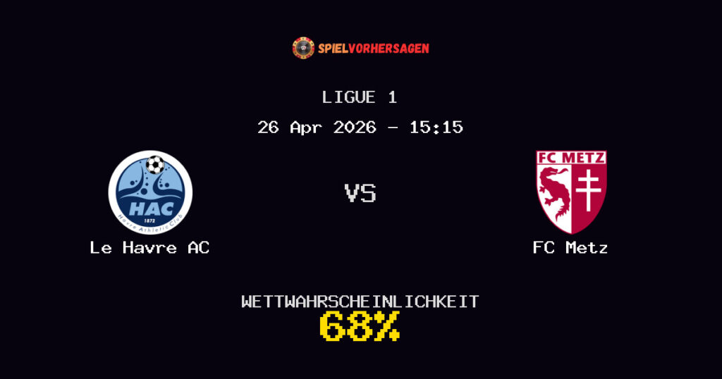 Le Havre AC vs FC Metz Spielvorhersage - Ligue 1 - Wett-Tipps