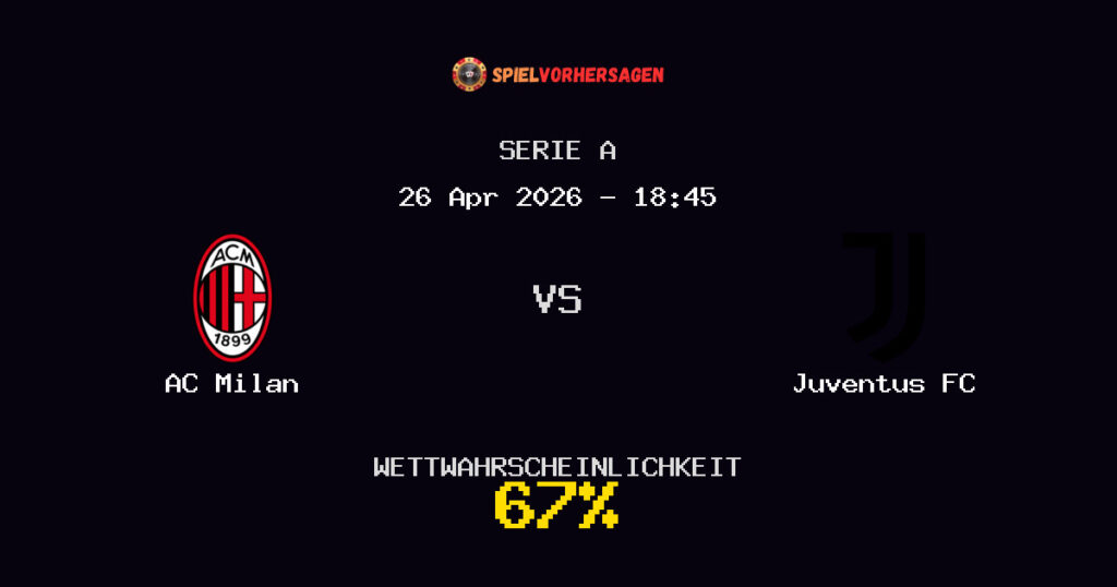 AC Milan vs Juventus FC Spielvorhersage - Serie A - Wett-Tipps