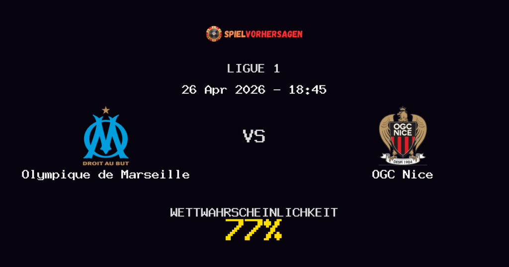 Olympique de Marseille vs OGC Nice Spielvorhersage - Ligue 1 - Wett-Tipps