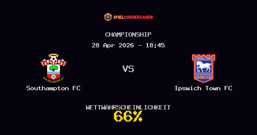 Southampton FC vs Ipswich Town FC Spielvorhersage - Championship - Wett-Tipps