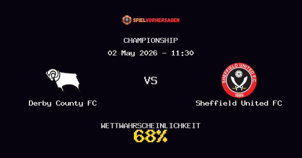 Derby County FC vs Sheffield United FC Spielvorhersage - Championship - Wett-Tipps