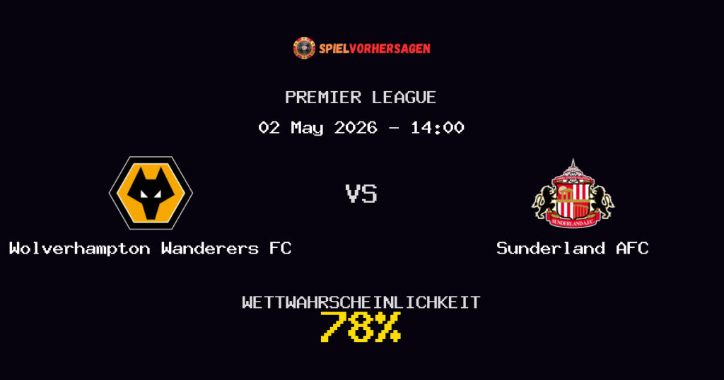 Wolverhampton Wanderers FC vs Sunderland AFC Spielvorhersage - Premier League - Wett-Tipps