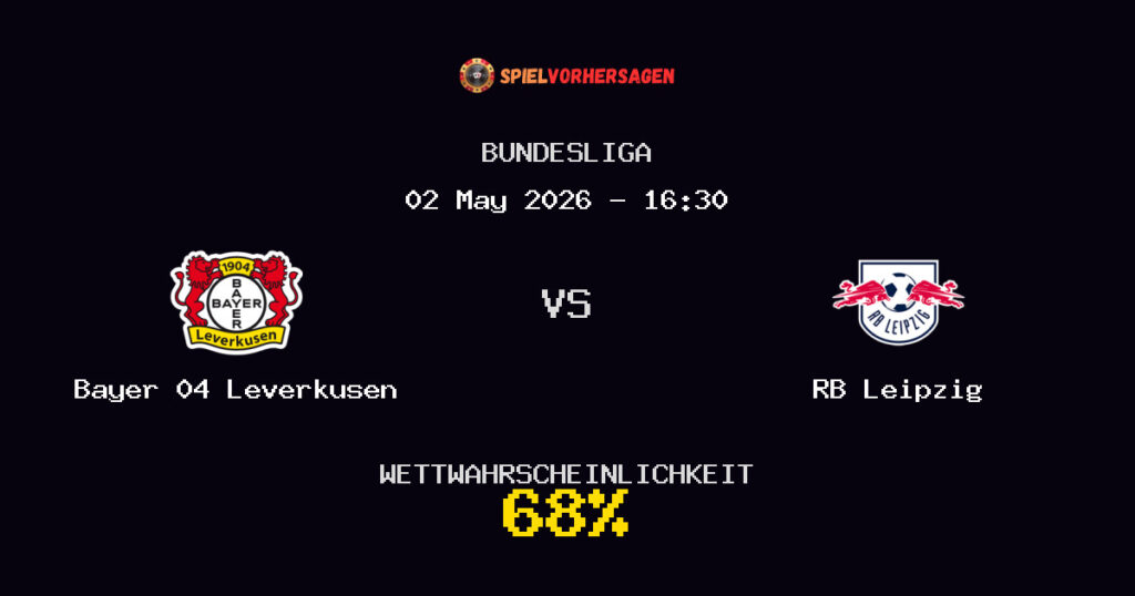 Bayer 04 Leverkusen vs RB Leipzig Spielvorhersage - Bundesliga - Wett-Tipps