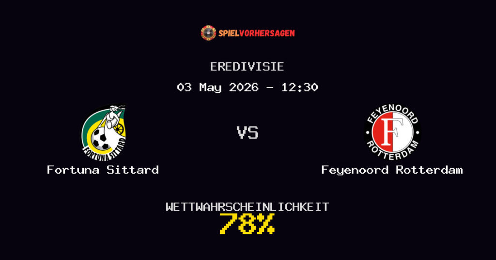 Fortuna Sittard vs Feyenoord Rotterdam Spielvorhersage - Eredivisie - Wett-Tipps