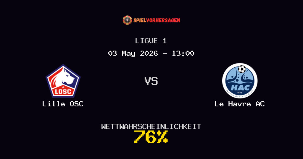 Lille OSC vs Le Havre AC Spielvorhersage - Ligue 1 - Wett-Tipps