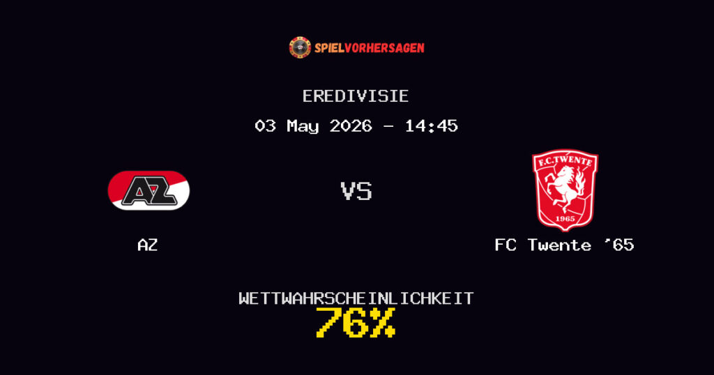 AZ vs FC Twente '65 Spielvorhersage - Eredivisie - Wett-Tipps