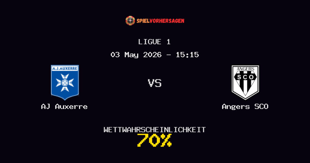 AJ Auxerre vs Angers SCO Spielvorhersage - Ligue 1 - Wett-Tipps