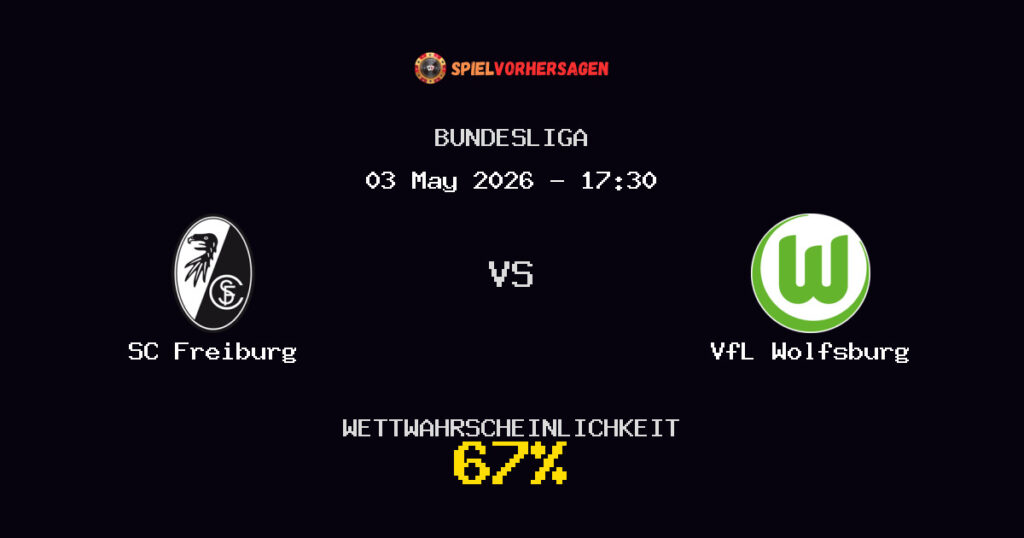SC Freiburg vs VfL Wolfsburg Spielvorhersage - Bundesliga - Wett-Tipps