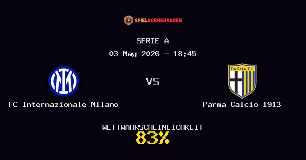 FC Internazionale Milano vs Parma Calcio 1913 Spielvorhersage - Serie A - Wett-Tipps